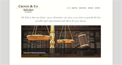 Desktop Screenshot of croninlaw.ie