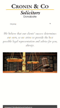 Mobile Screenshot of croninlaw.ie